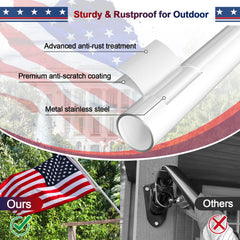 Barcetine two-position aluminum bracket mounted, offering horizontal or 45° angle display