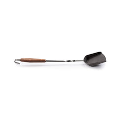 Barebones blade close-up showing hand-forged stainless steel durability and scoop capacity