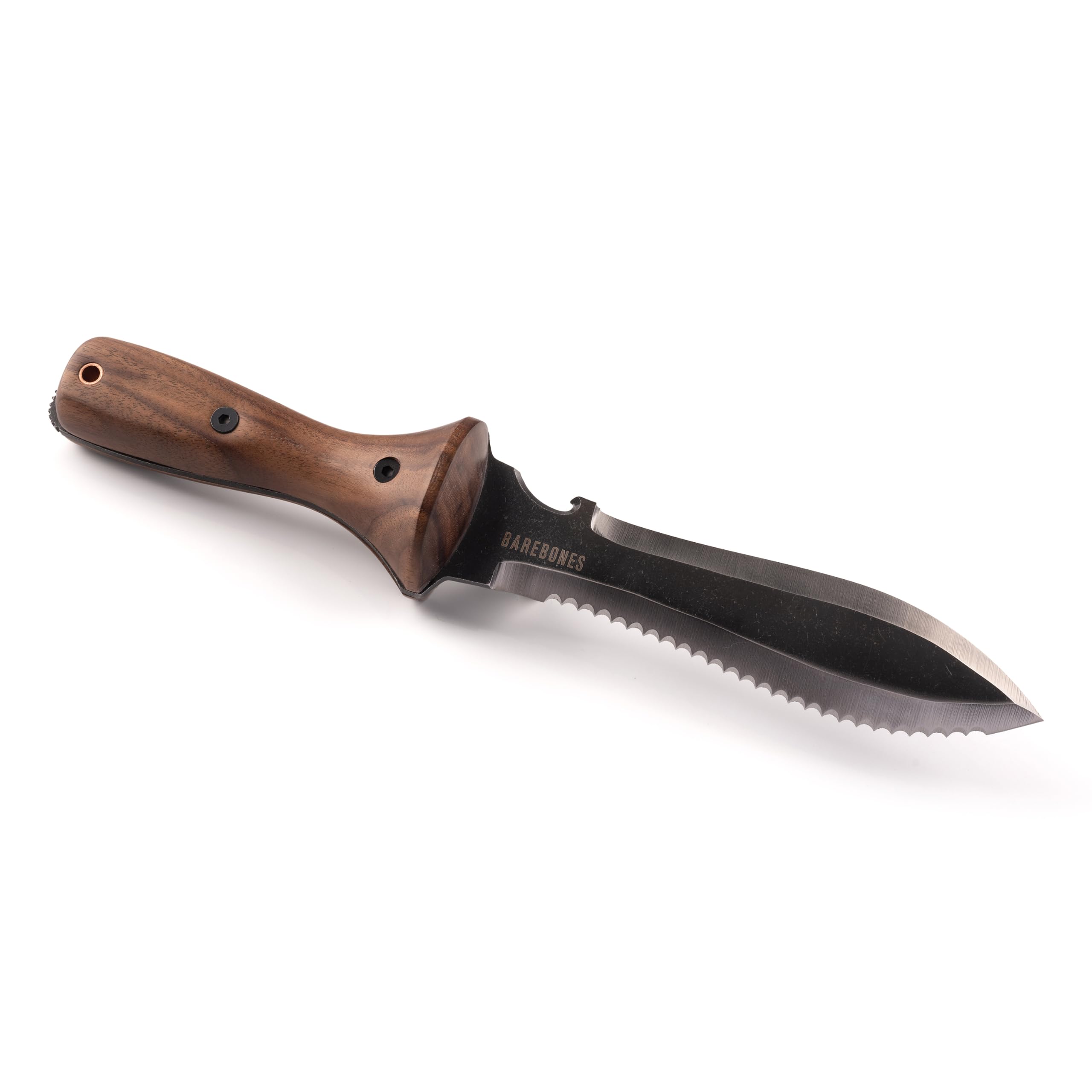 Barebones hori hori blade with etched inch markings for accurate planting depth