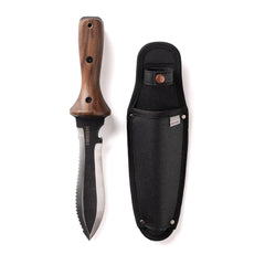 Barebones hori hori front view showing blade and handle for versatile outdoor use