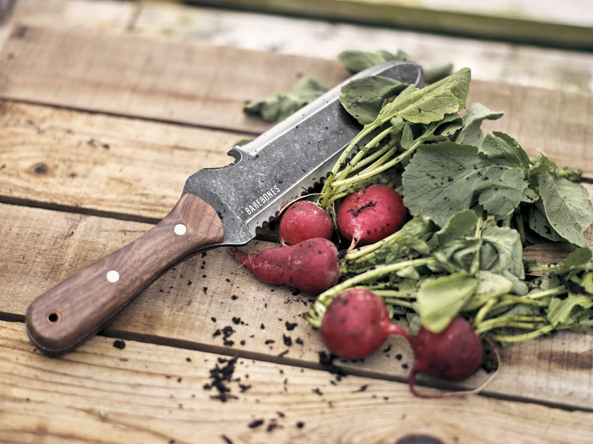 Barebones Hori Hori paired with garden tools set for organized gardening workflow
