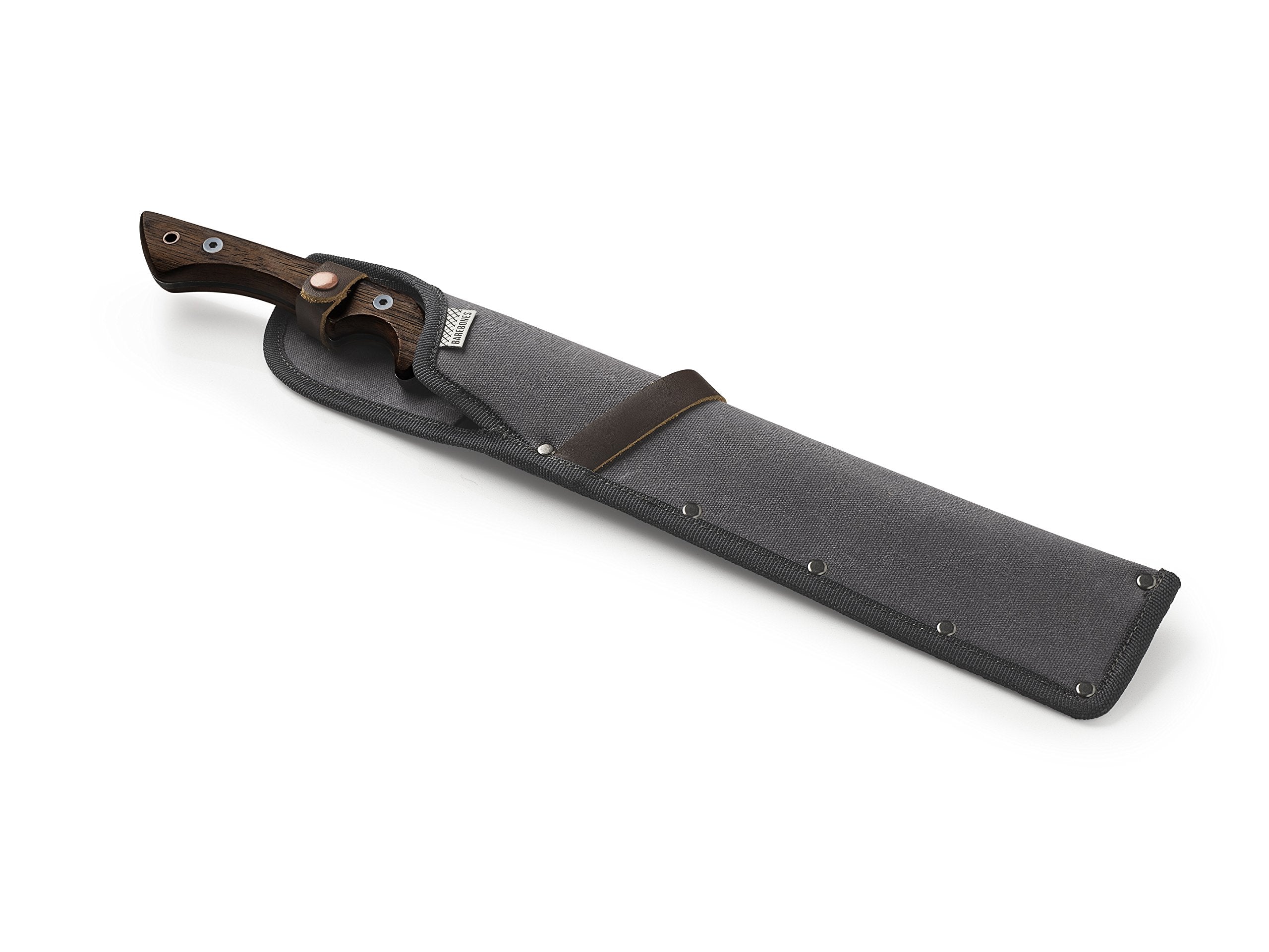 Barebones NATA walnut handle close-up offering ergonomic grip and comfort