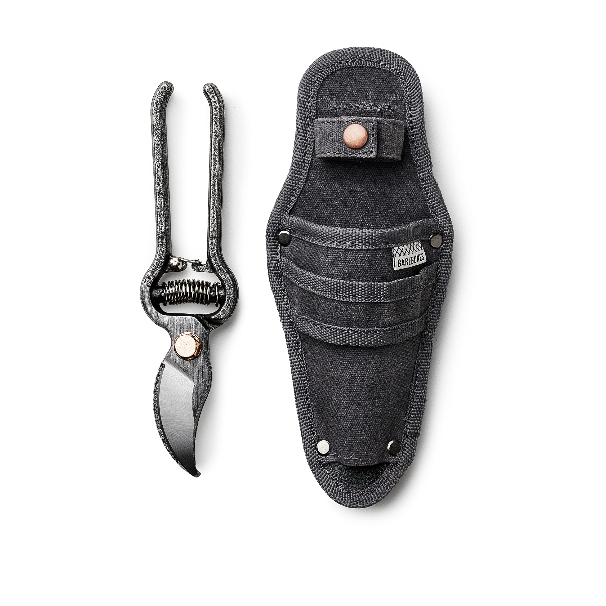Barebones pruner handle detail showing ergonomic grip for comfortable use