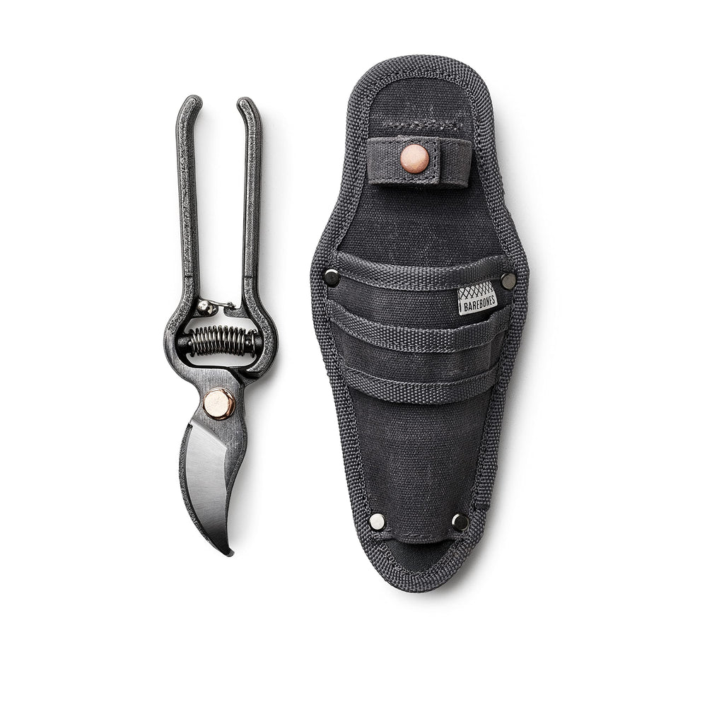 Barebones pruner handle detail showing ergonomic grip for comfortable use