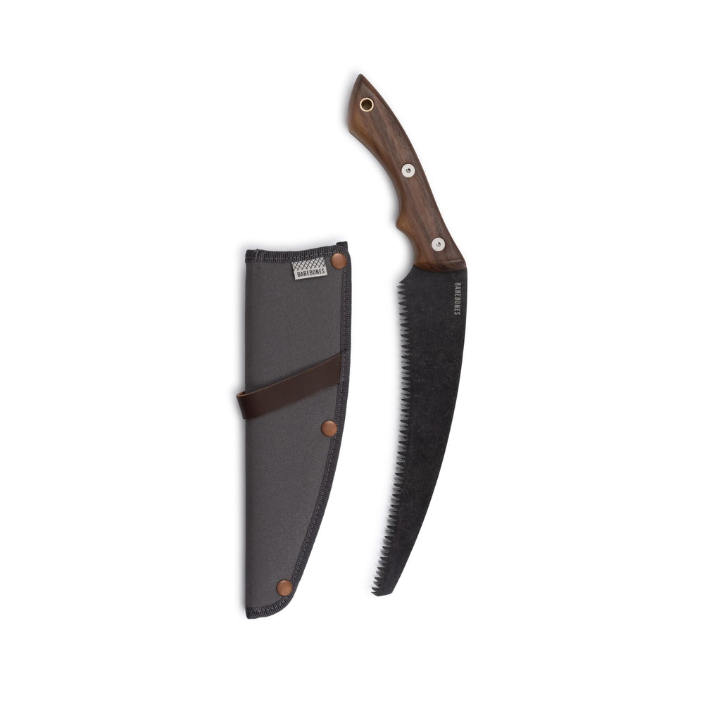 Barebones Timber Saw front view closed showing compact packability and safe transport