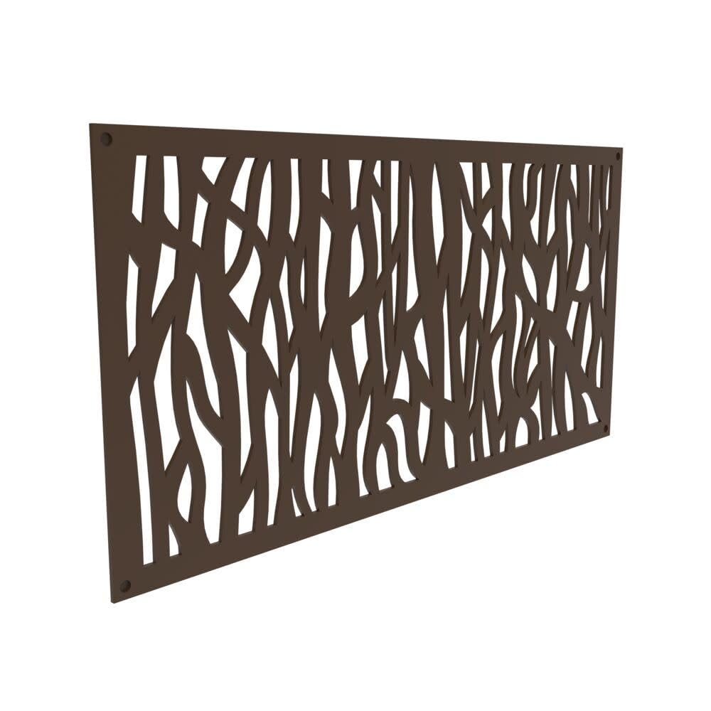 Barrette close-up of sprig umber pattern highlighting durable texture and UV resistance