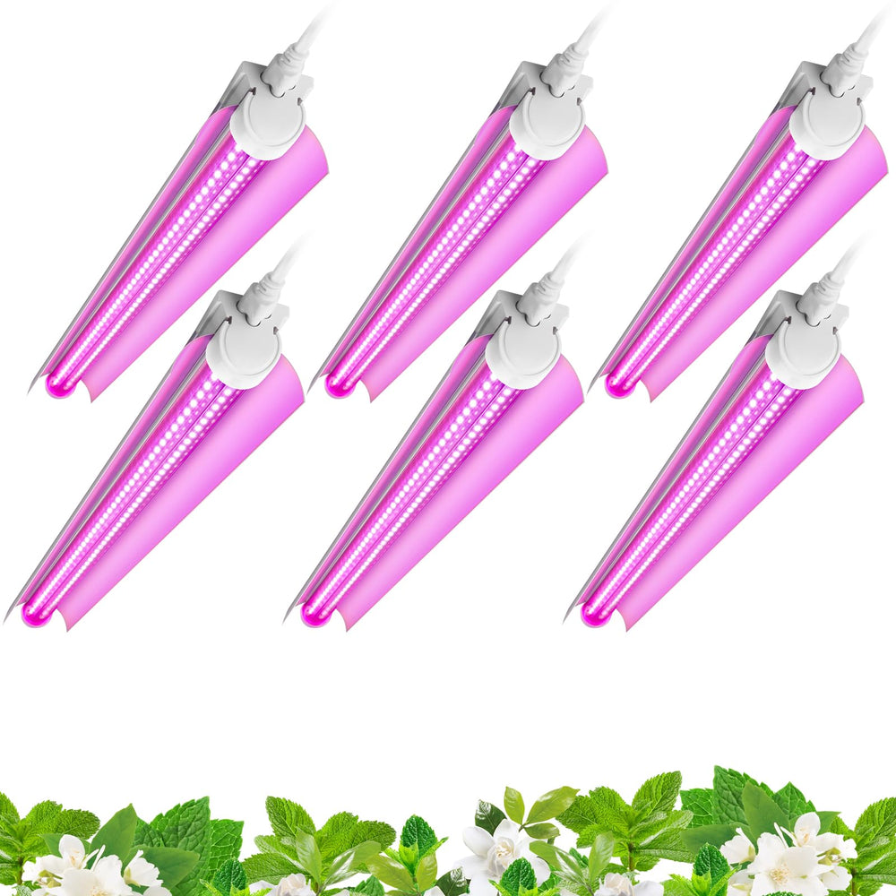 Barrina front packaging showing six 2ft grow lights and benefits