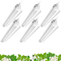Barrina front packaging showing six 2ft grow light strips and kit contents benefit clarity