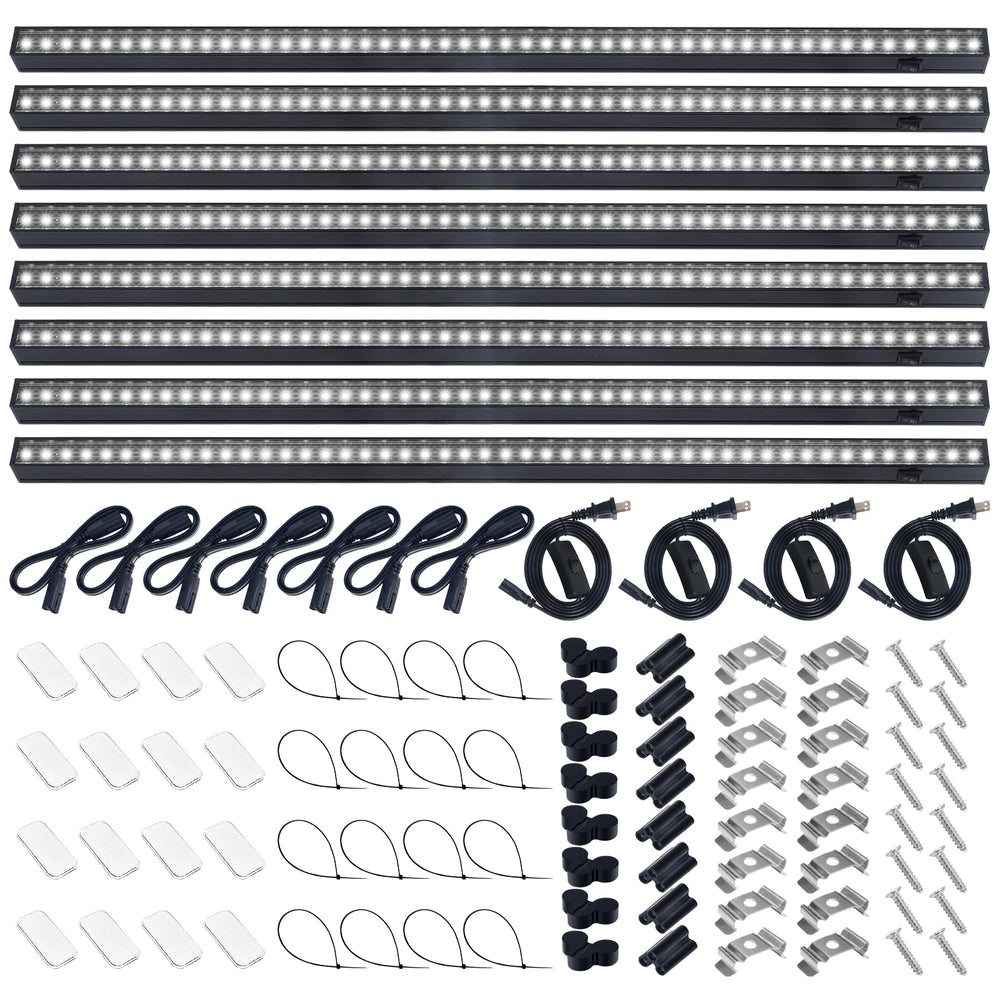 Barrina front packaging showing 8-pack and included accessories for quick setup