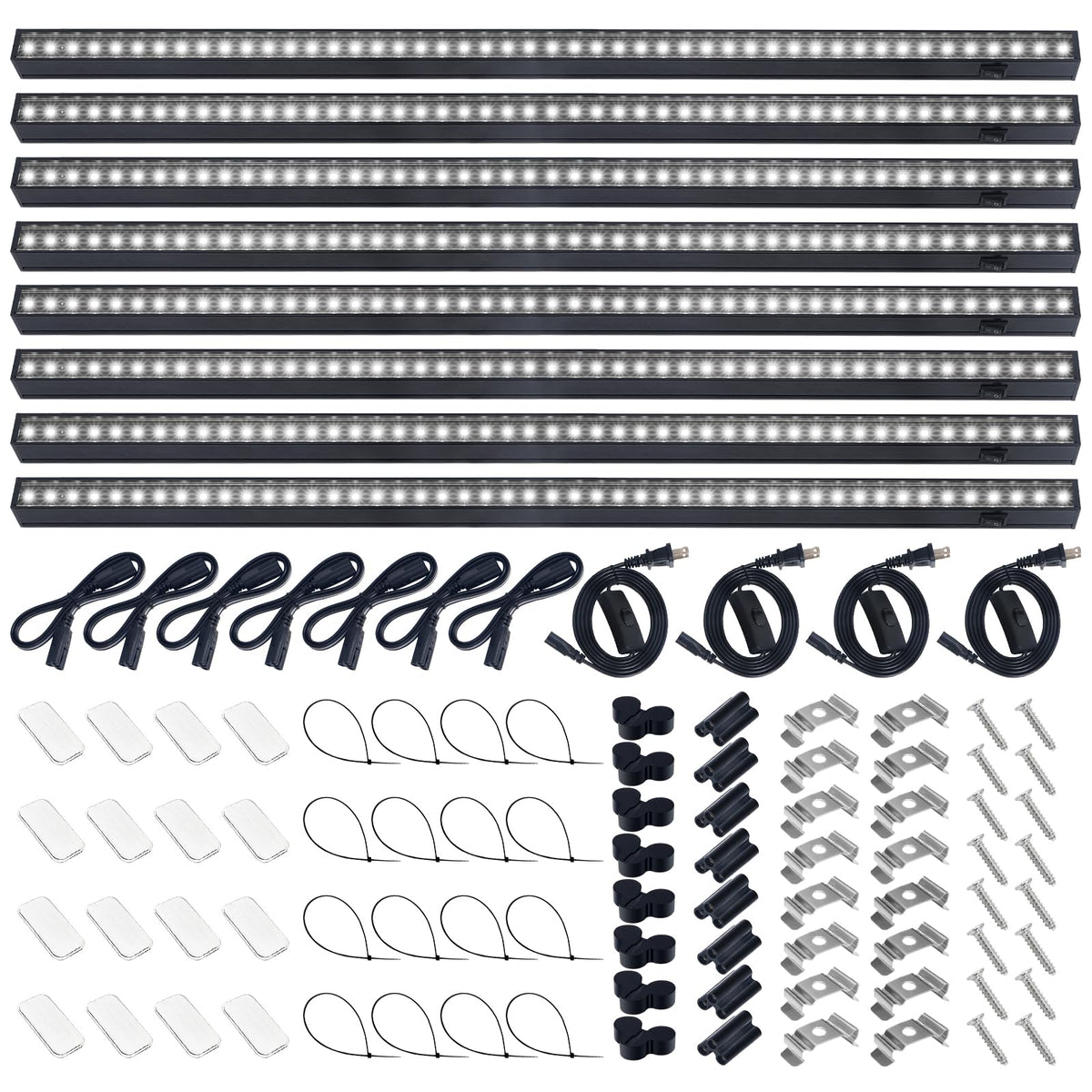Barrina front packaging showing 8-pack and included accessories for quick setup