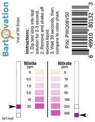 Bartovation test strip in livestock water demonstrating fast on-site screening and decision support