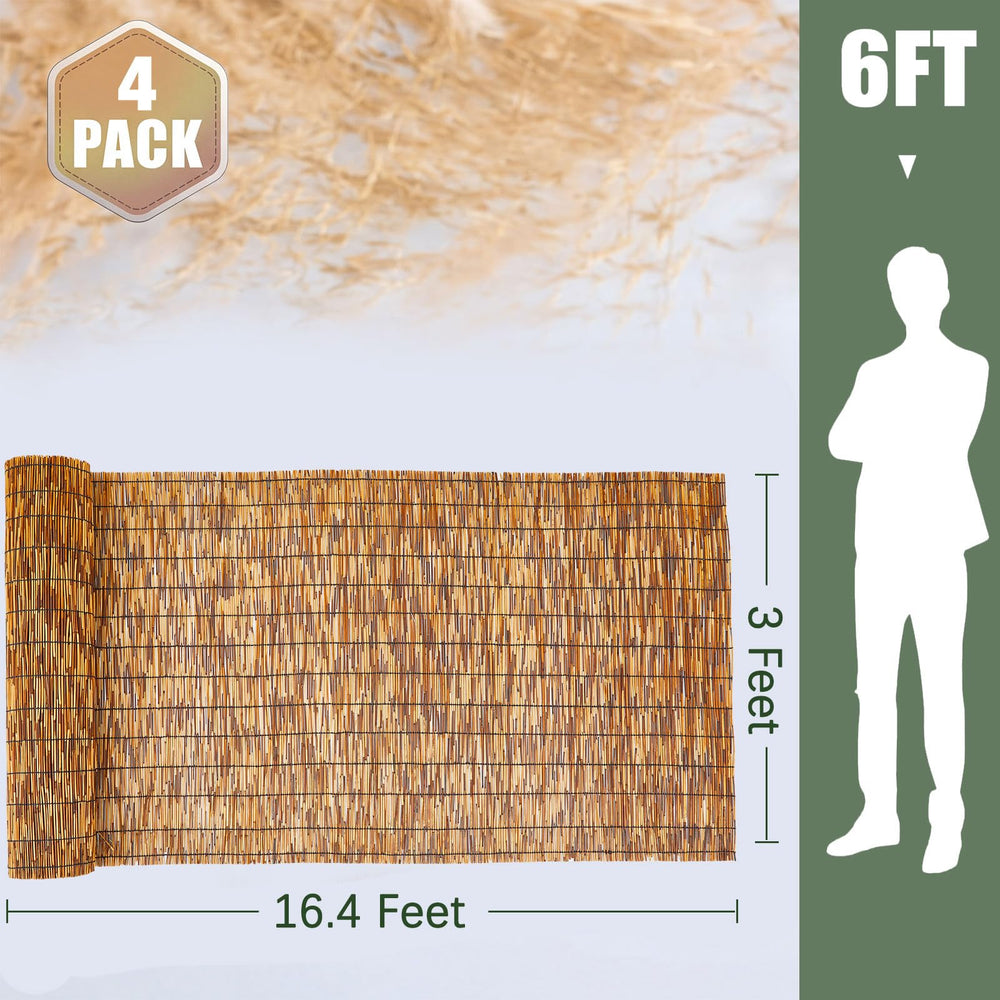 Barydat close-up texture of carbonized reeds highlighting durable natural finish