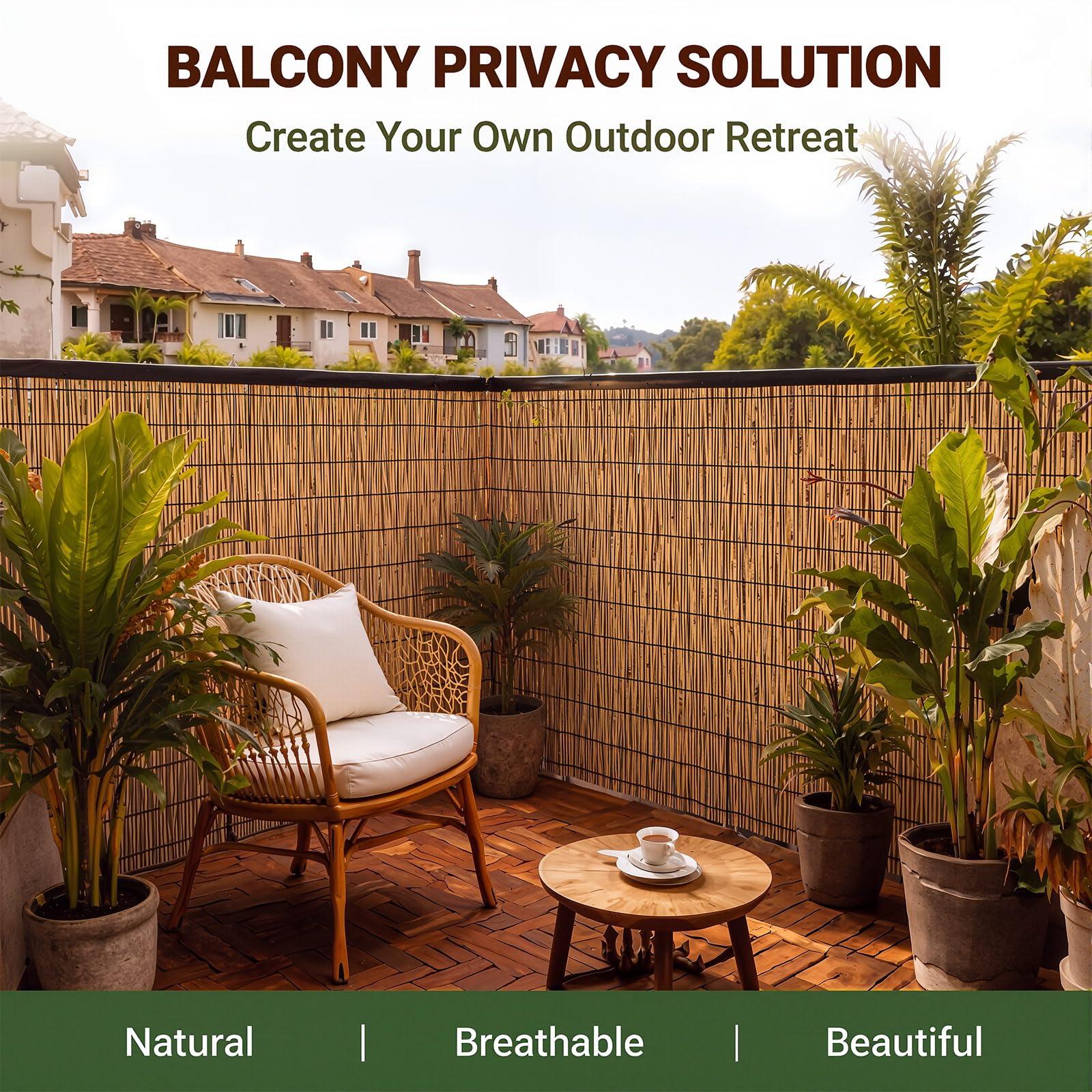 Barydat poolside installation creating private natural barrier and relaxed ambiance