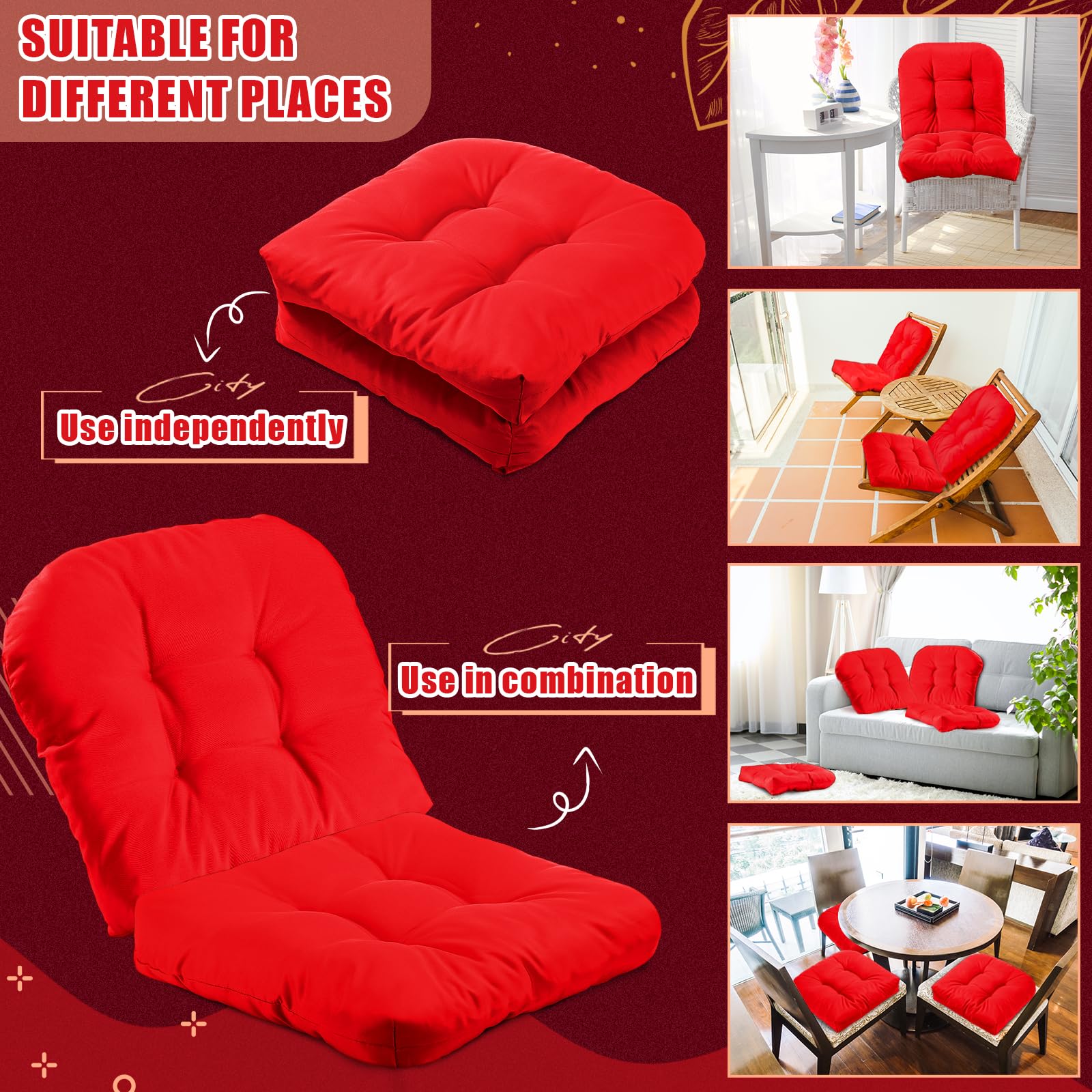 Barydat vacuum-packed cushions unboxed expanding to full loft and comfort