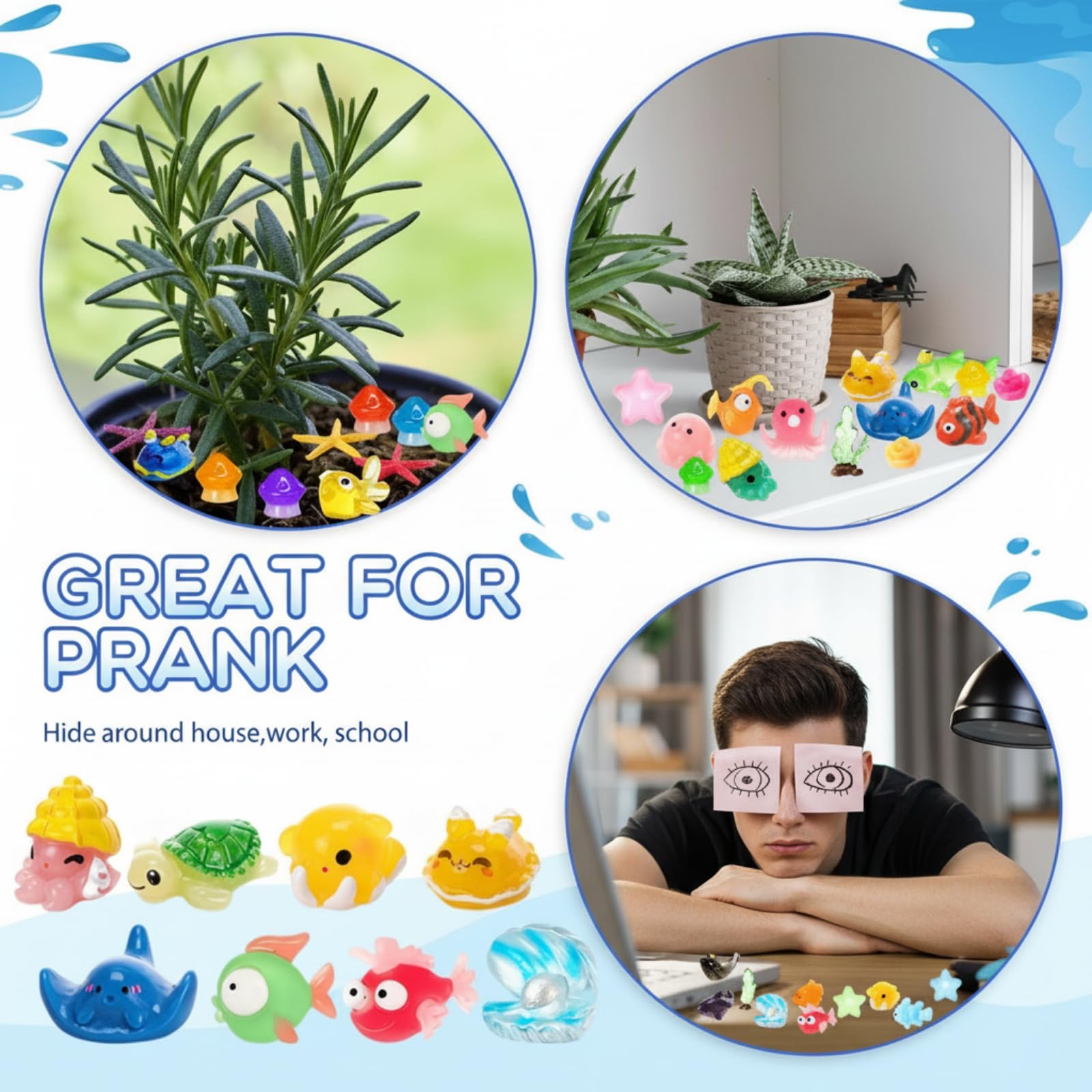 Barydat assortment spread displaying sea and land animals for diverse scenes
