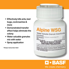 BASF Alpine WSG closeup of water‑soluble granules showing dissolvable formula benefit