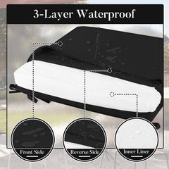 Basic Beyond back view showing waterproof overlay protecting seams