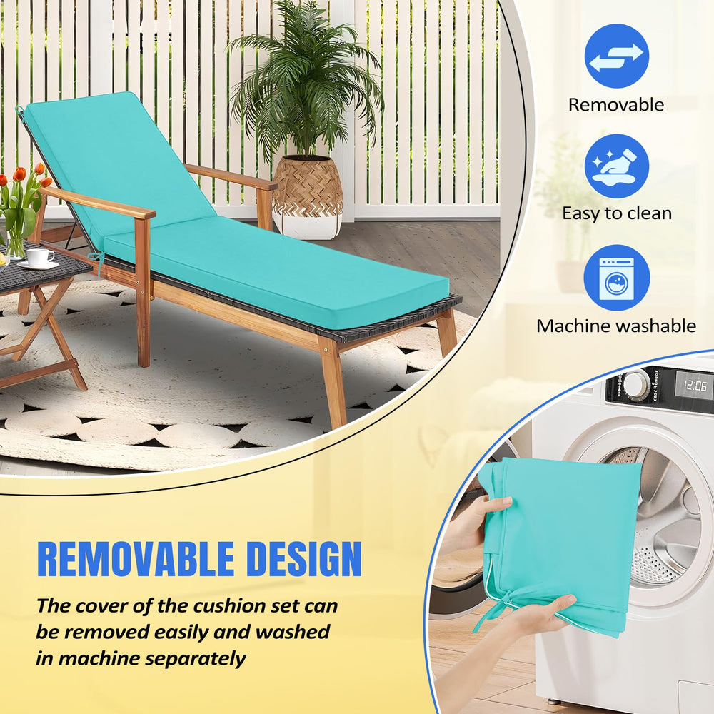Basic Beyond tied straps and handles securing cushions and simplifying transport