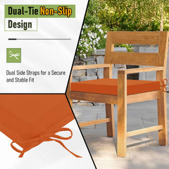 Basic Beyond tie straps detail showing dual straps that secure cushions in place to prevent slipping