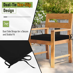 Basic Beyond detail of two tie straps showing secure fastening that prevents cushion slipping