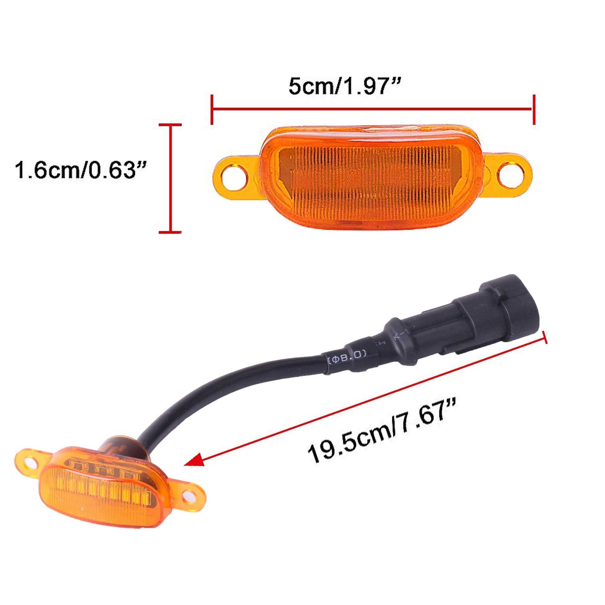 BASIKER grille light beside coin for scale to show compact size and simple placement