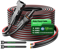 Bateria Power front packaging showing 10AWG 20ft cable, reliable quick install