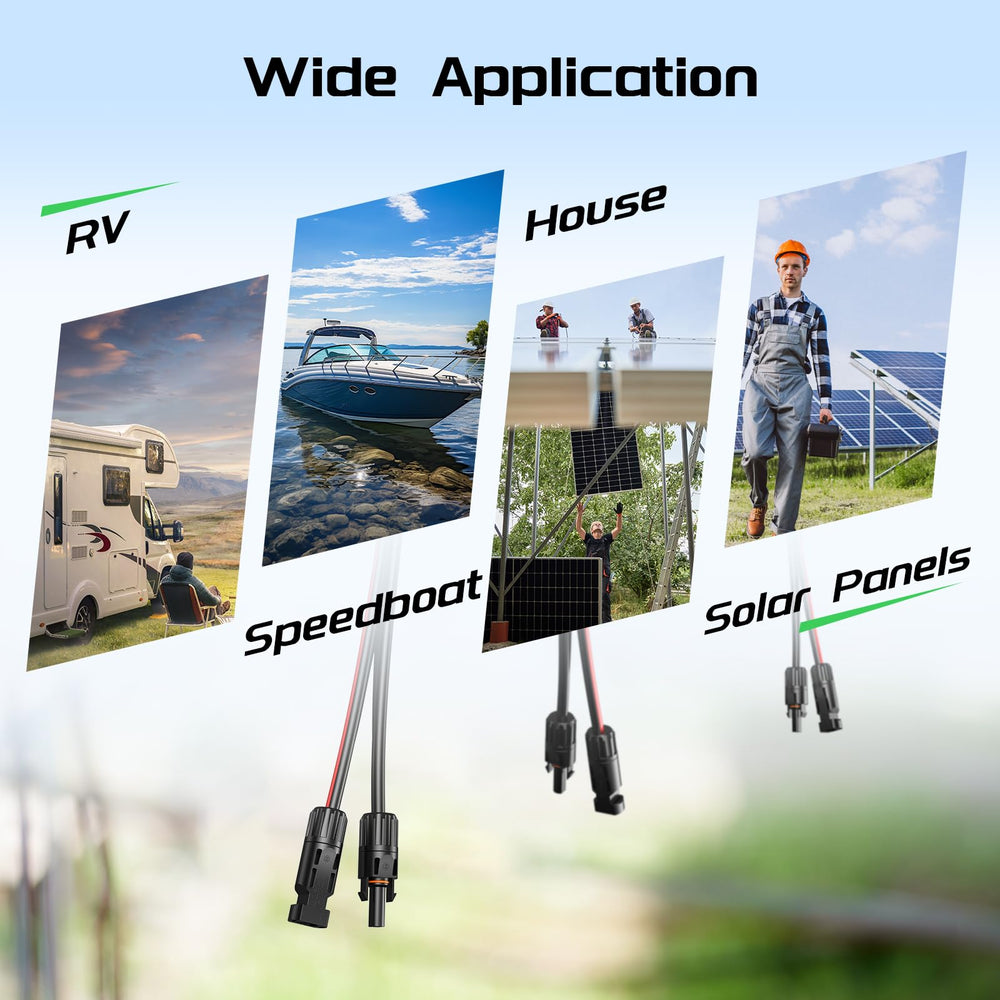 Bateria Power cable powering off-grid cabin illustrating ready use