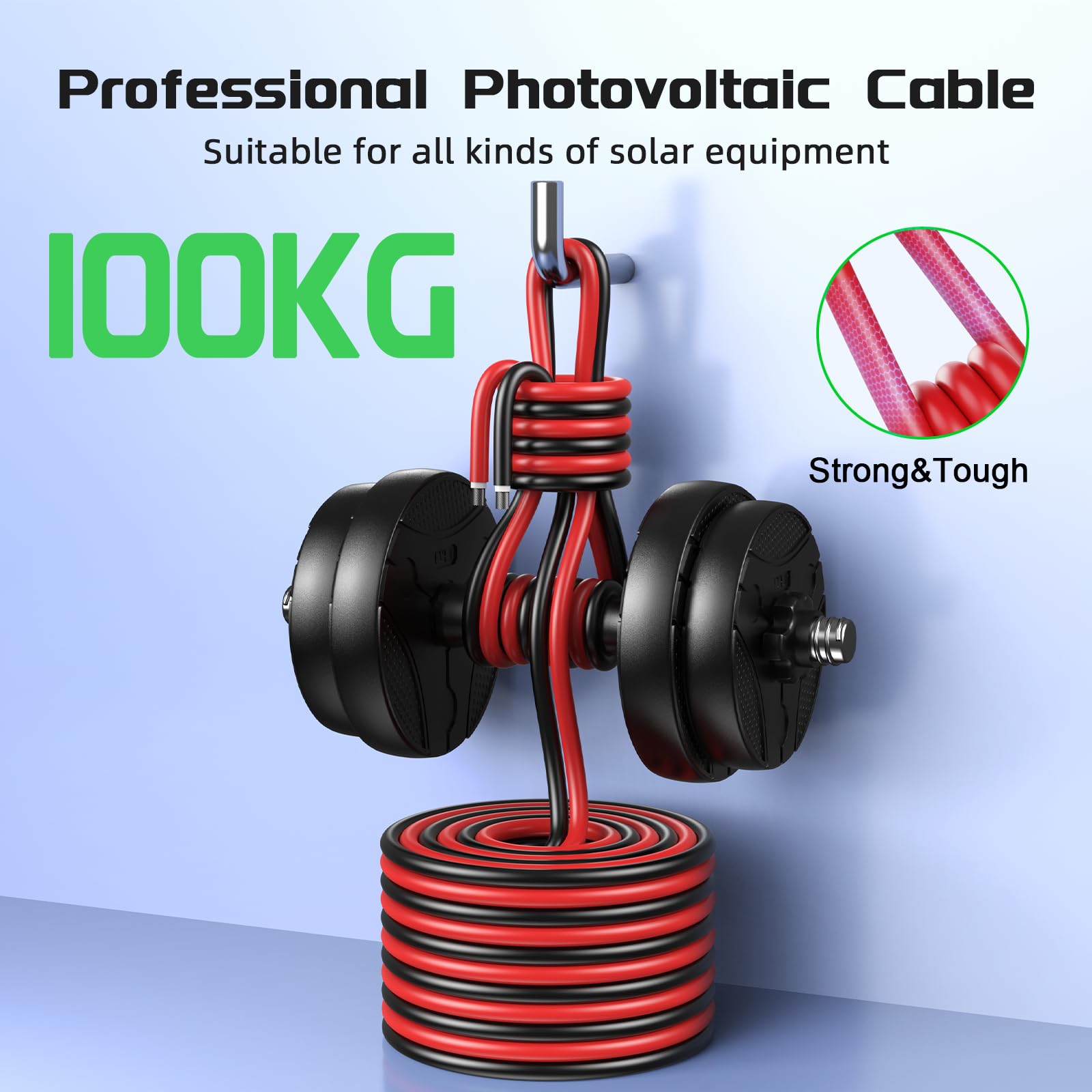 Bateria Power cables installed on RV and boat showing marine-grade weather protection