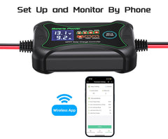 Bateria Power Sunrock 10Pro back connection terminals for secure wiring benefit