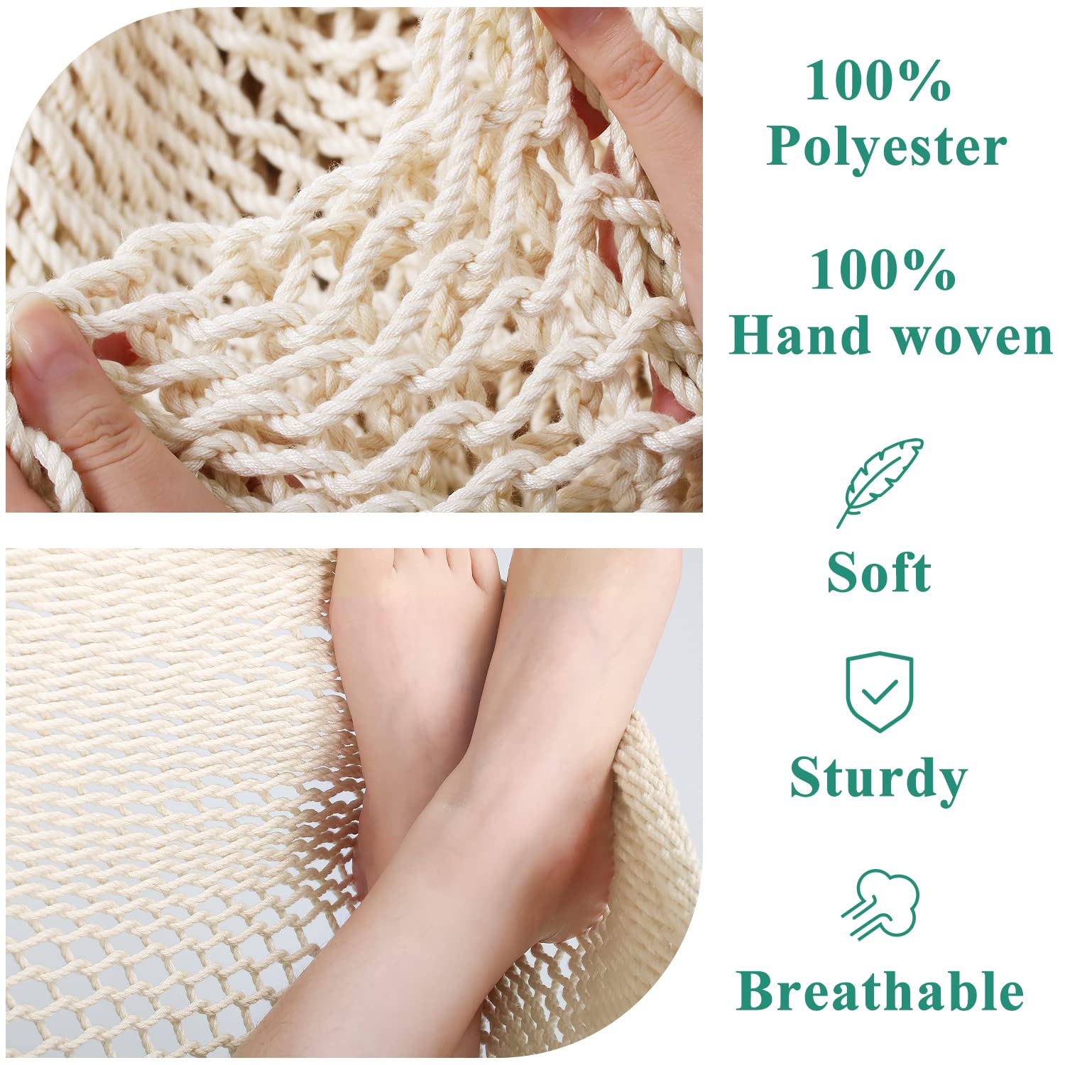 Bathonly close-up of handwoven polyester texture highlighting softness and durability