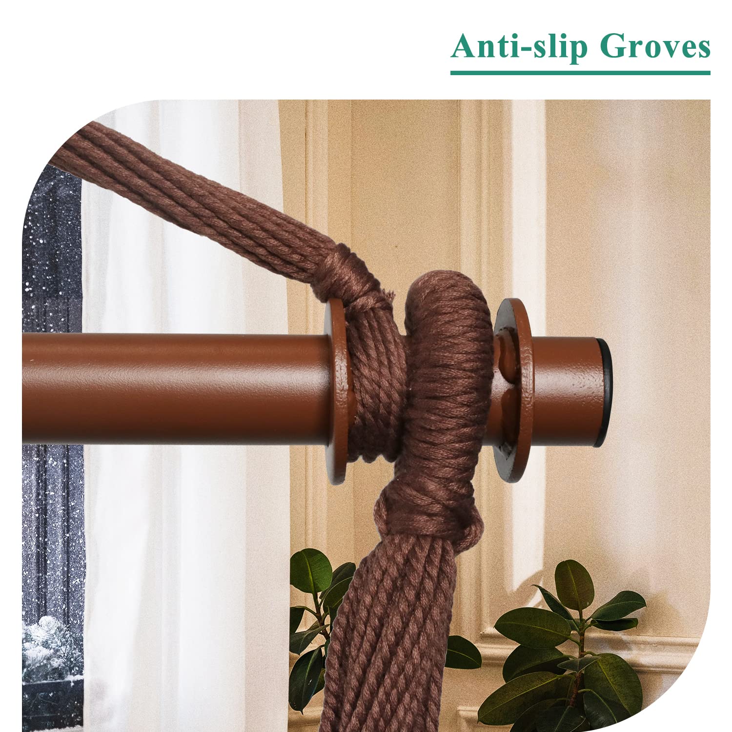 Bathonly detachable steel spreader bar assembled showing anti-slip grooves for stability