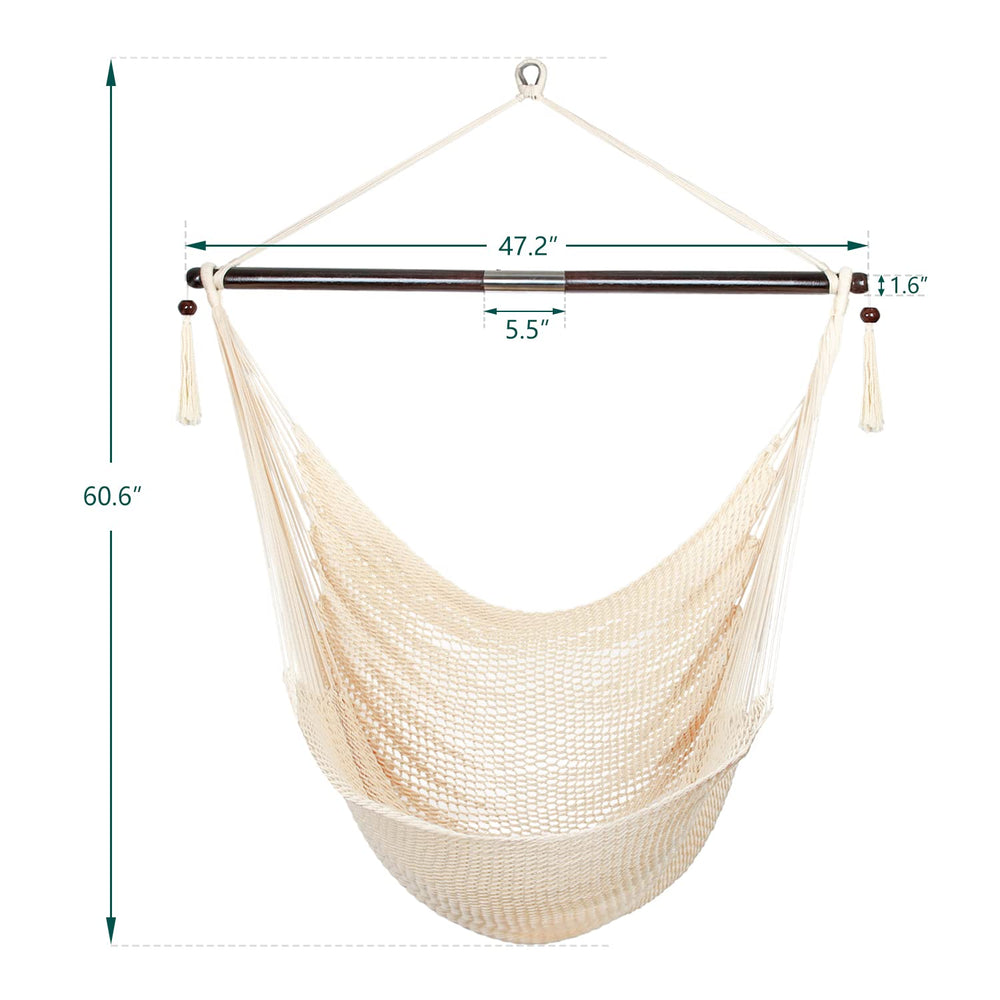Bathonly folded hammock chair showing lightweight portability for easy movement