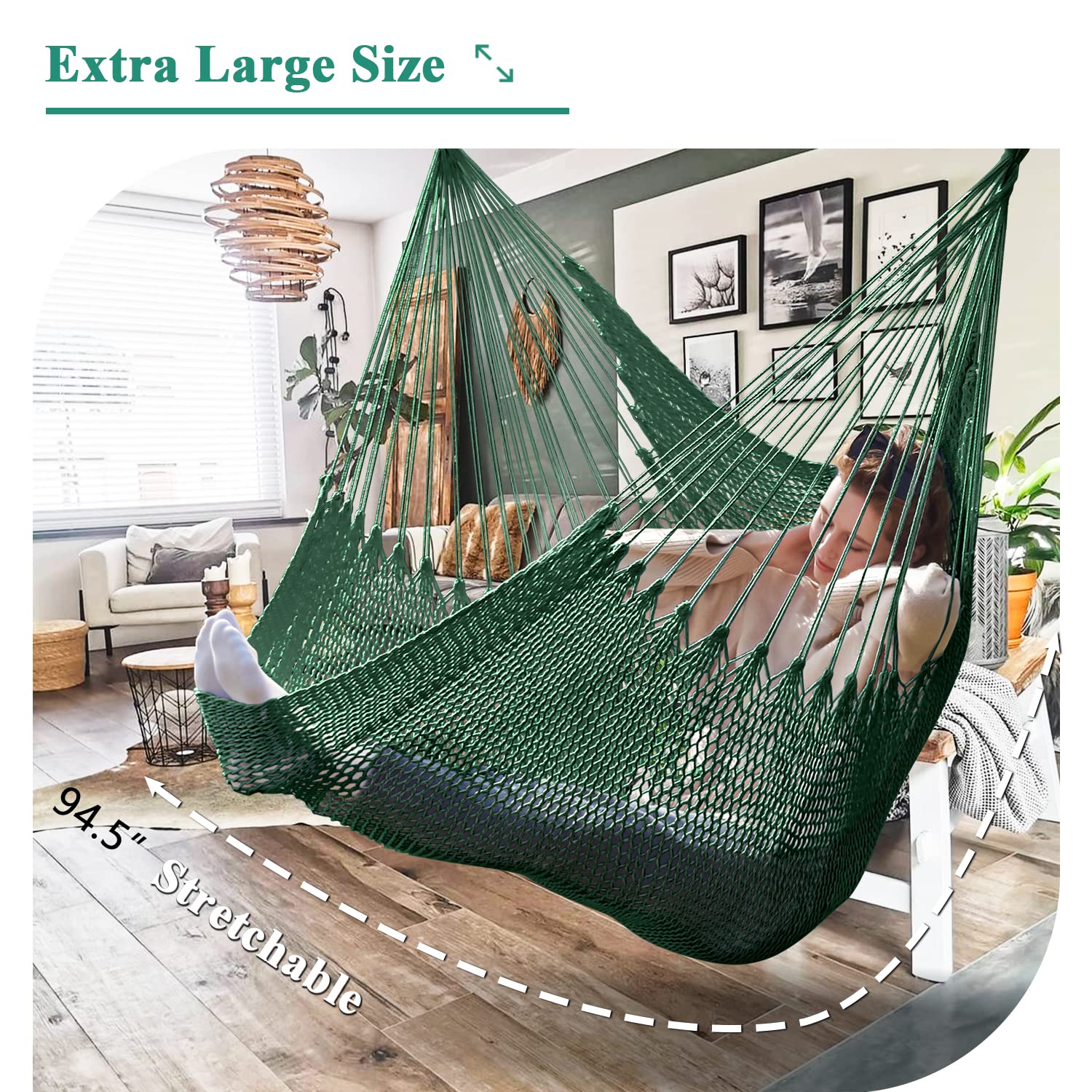 Bathonly hammock chair folded compact after disassembly showing easy portability and storage benefit