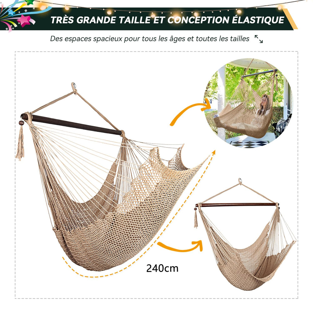 Bathonly hammock chair in use on a porch showing relaxed seating and outdoor versatility