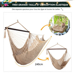 Bathonly hammock chair in use on a porch showing relaxed seating and outdoor versatility