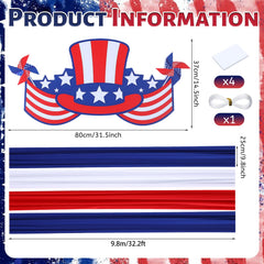 Batiyeer four milk-silk fabric rolls unrolled to show full 32.2ft length benefit