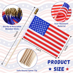 Batiyeer flags in parade setting, easy crowd distribution and visible display