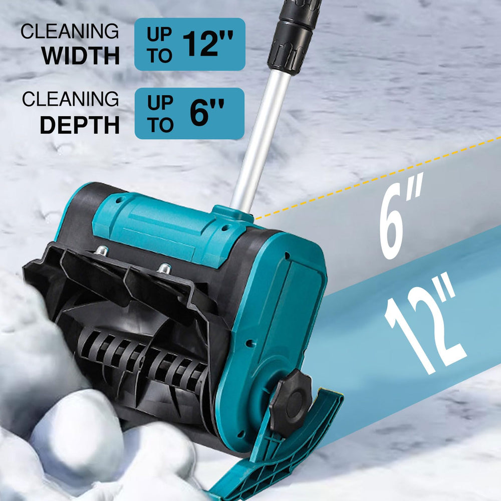 Bavpelp closeup of adjustable chute control showing precision snow direction control