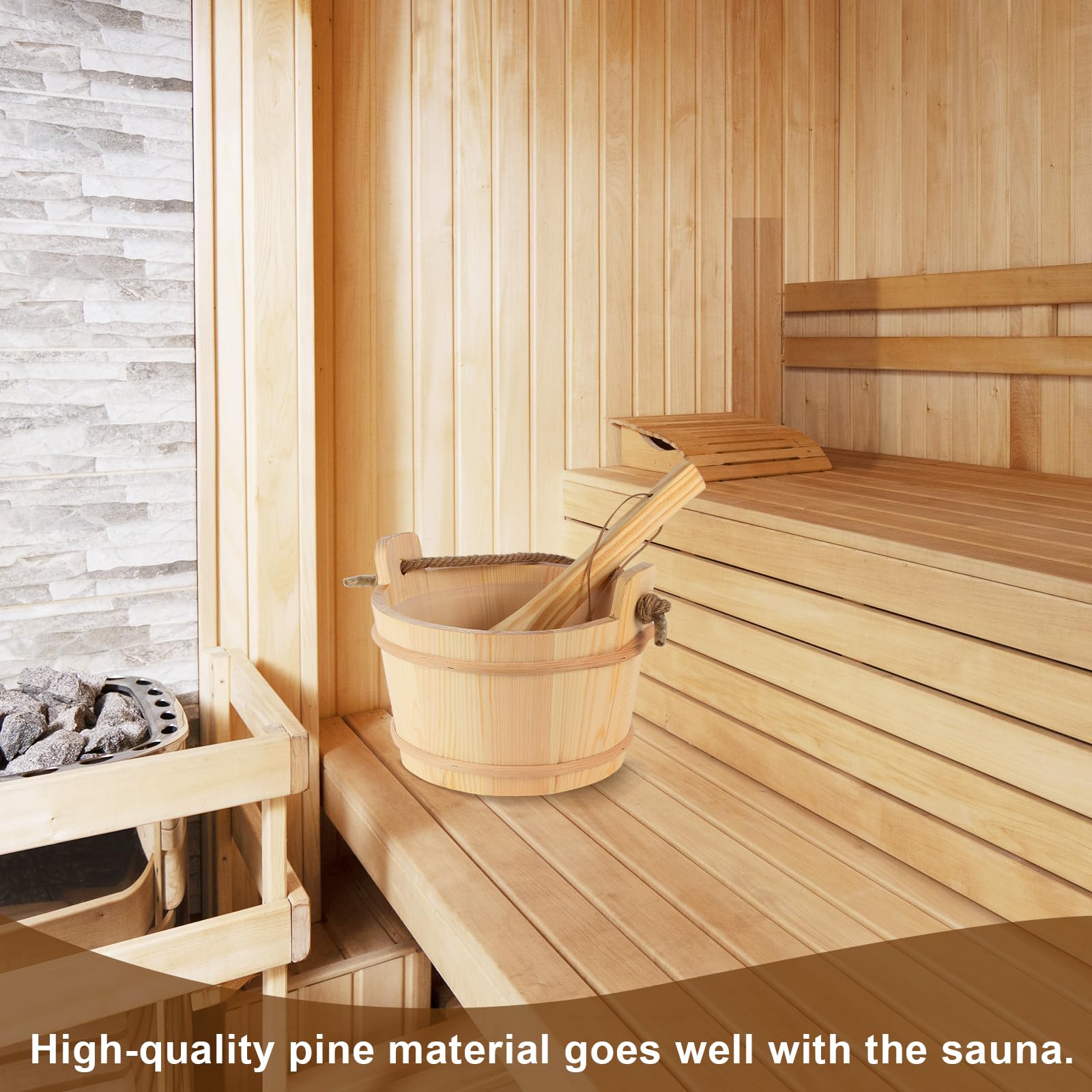 bayisam bucket interior showing plastic liner for leak protection and easy cleaning