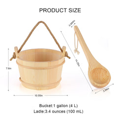 bayisam ladle close-up focusing on 100 mL scoop for controlled steam pouring