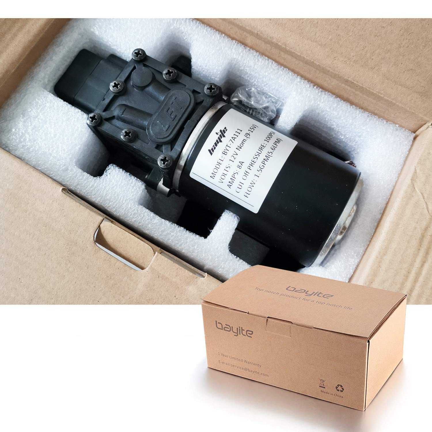 bayite sealed pump body in damp environment illustrating moisture resistance and longevity