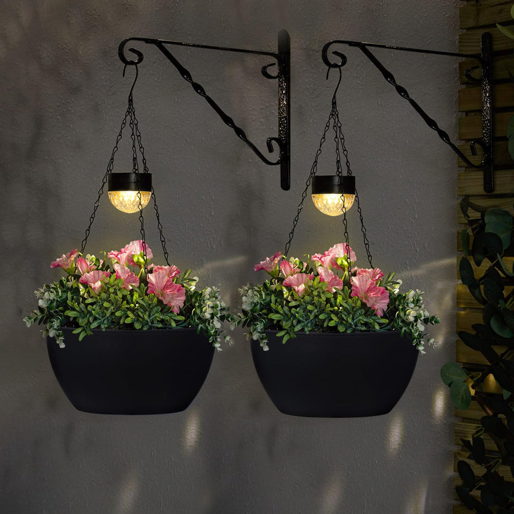 BAYN hanging planter with plant for size comparison and visual scale