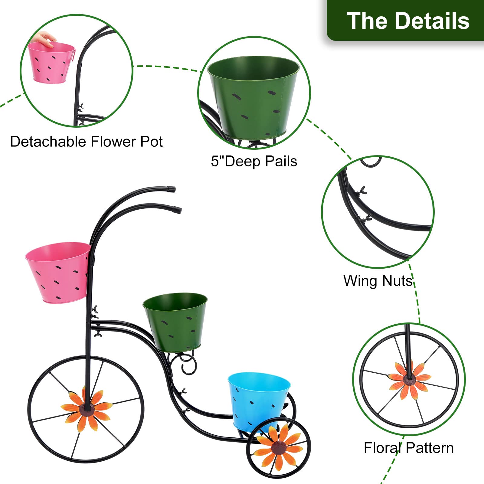 BAYN planter next to a chair to show scale and compact footprint for small spaces