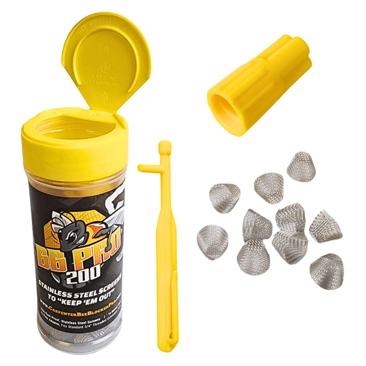 BB PRO front packaging of 200-count trap kit showing contractor pack benefits