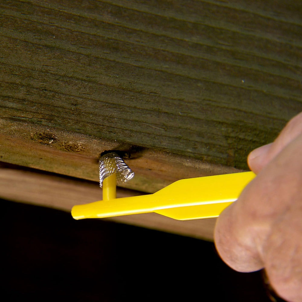 BB PRO install tool with pole adapter enabling safe ladder-free insertion