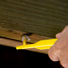 BB PRO install tool with pole adapter enabling safe ladder-free insertion