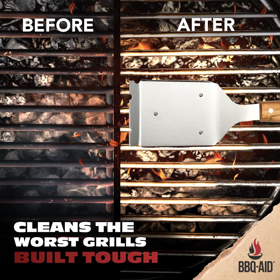 BBQ-Aid replaceable head mechanism for quick and simple maintenance