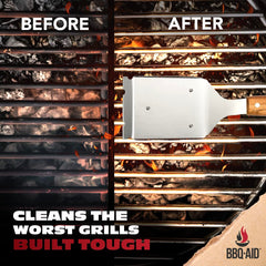 BBQ-Aid replaceable head mechanism for quick and simple maintenance