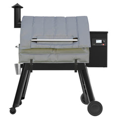 BBQ Butler front view on Traeger Pro 780 showing full coverage and weather protection