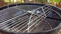 BBQ Dragon heavy-duty steel crossbar texture displaying durability and heat resistance benefit